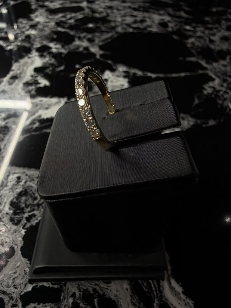 14k yellow gold diamond ring