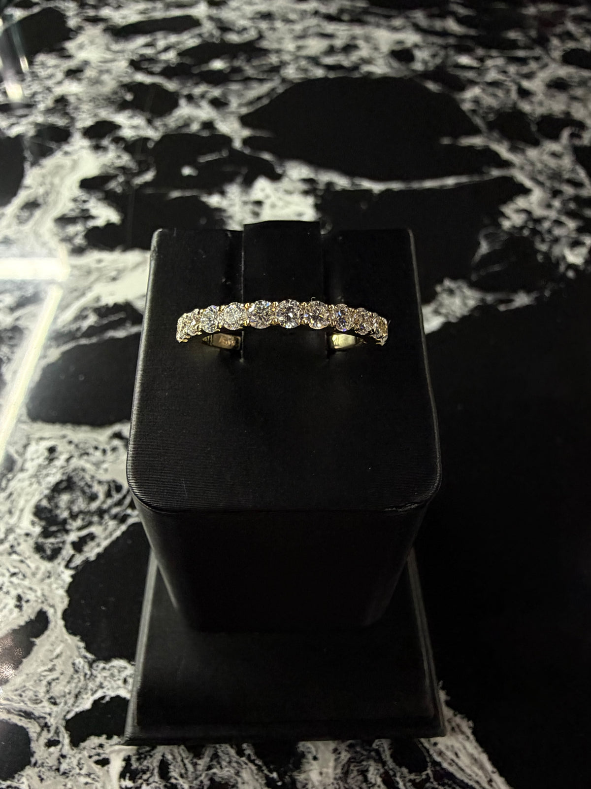 14k yellow gold diamond ring