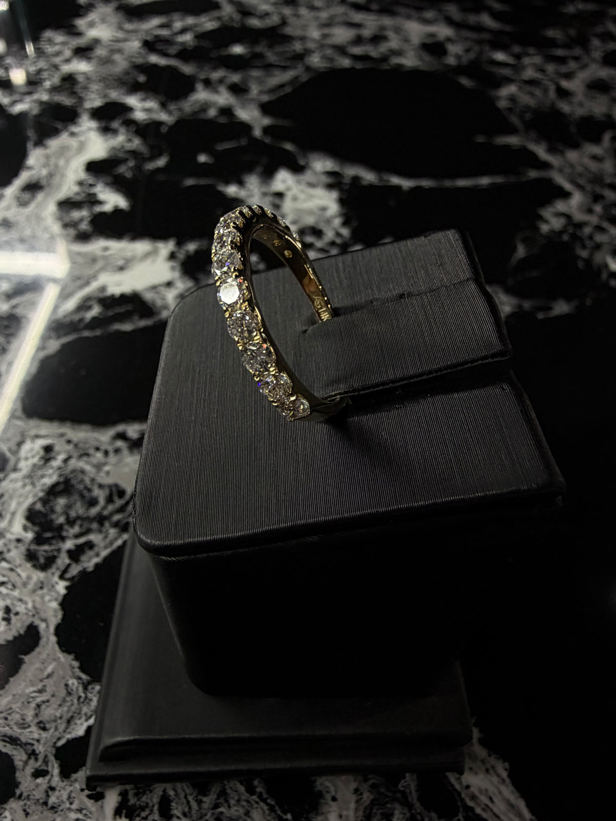 14k yellow gold diamond ring