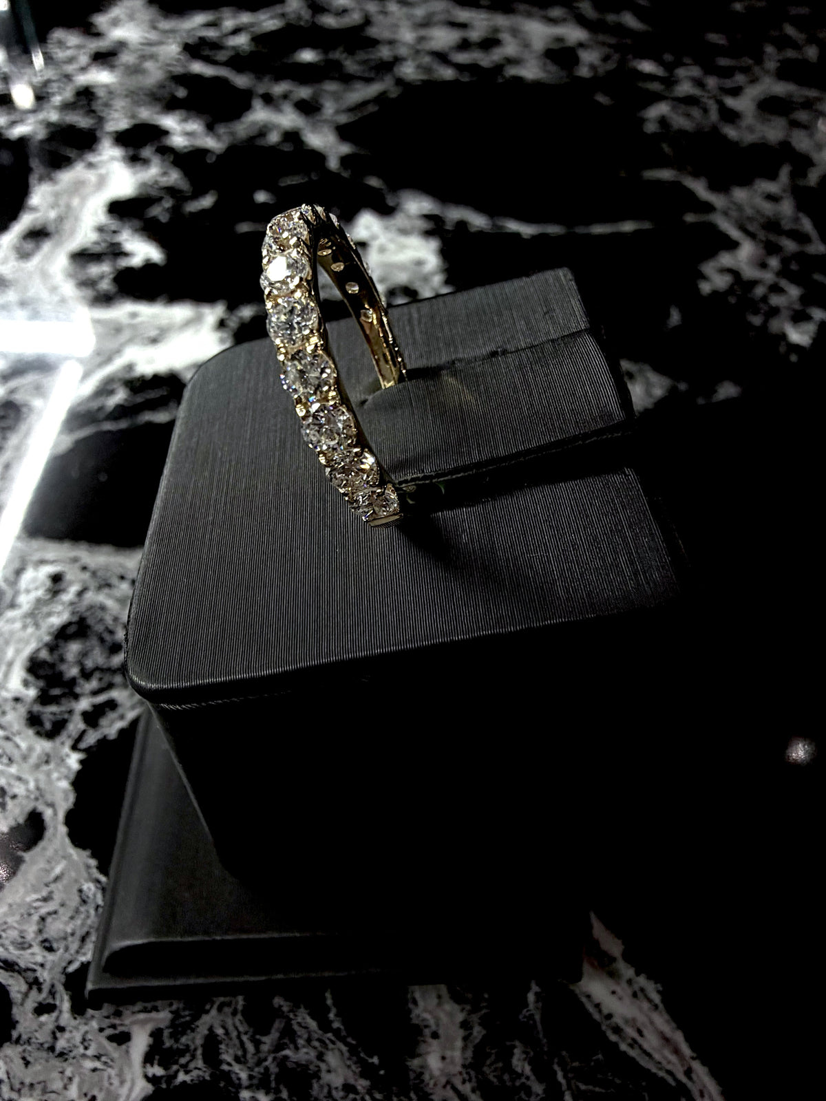14k yellow gold diamond ring