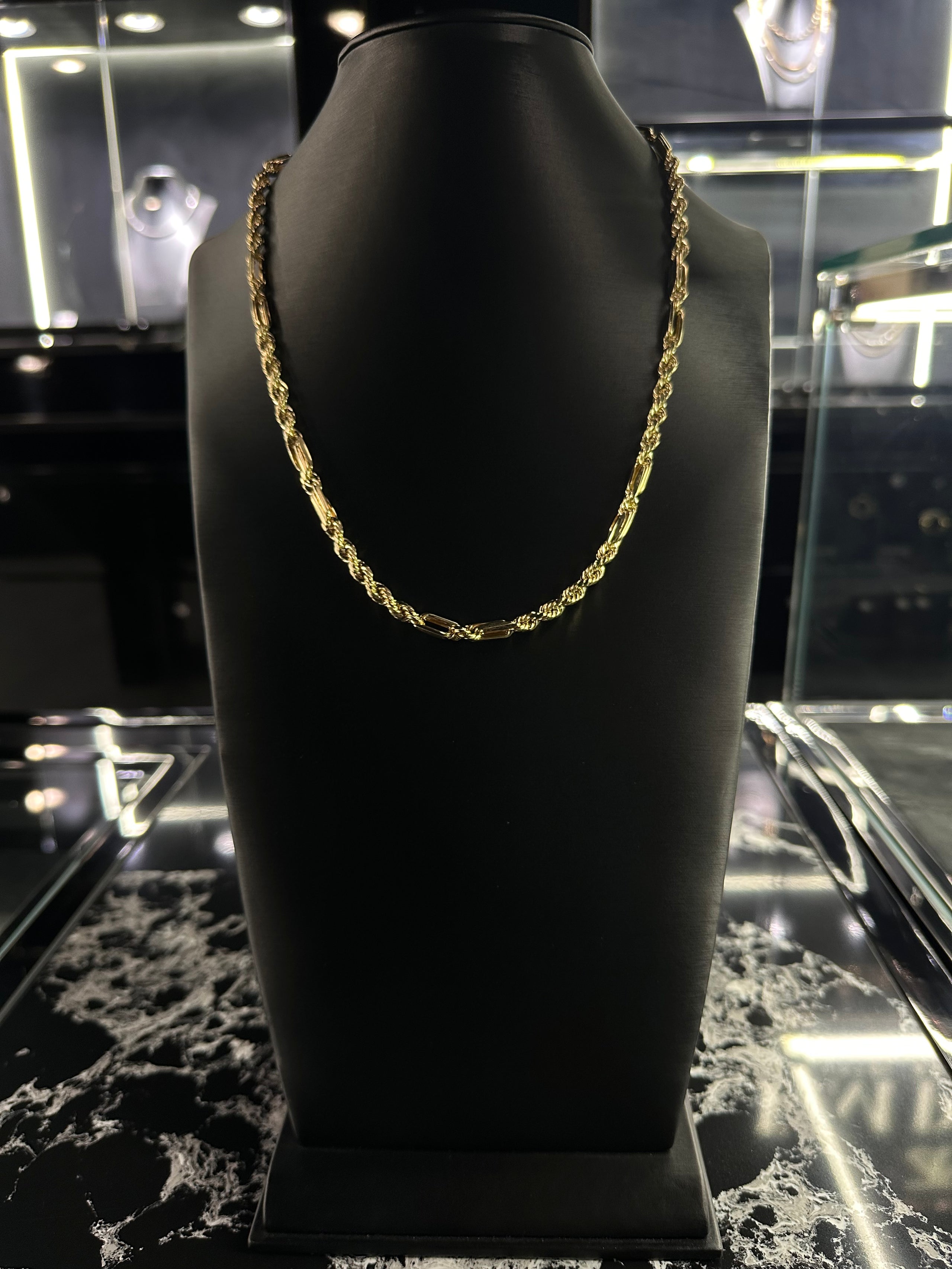 MILANO GOLD CHAIN 22” 5MM 10k