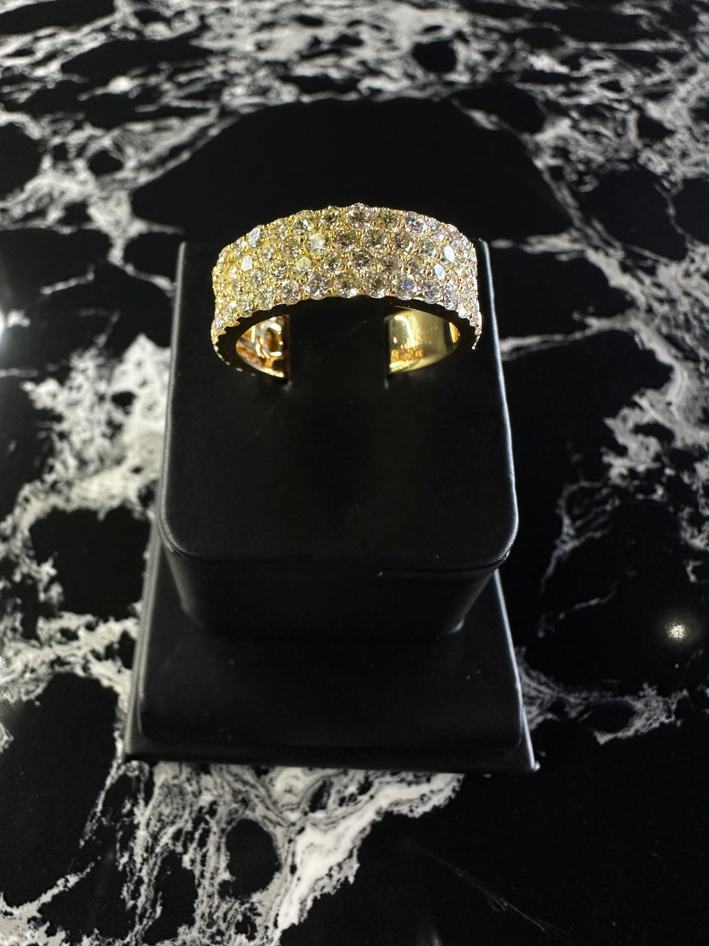 NATURAL DIAMOND MENS RING 14K