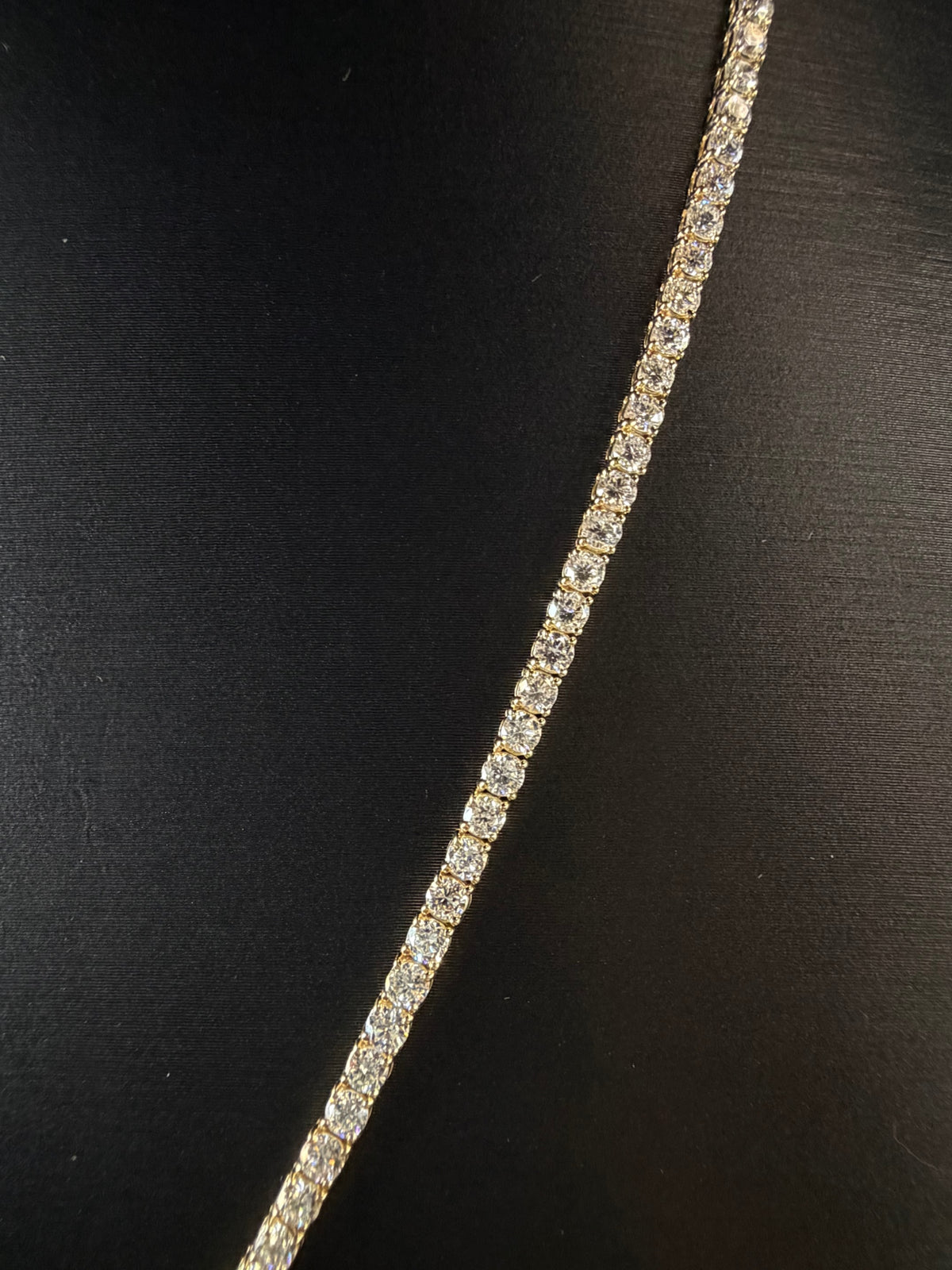 Lab Diamond tennis chain 14k