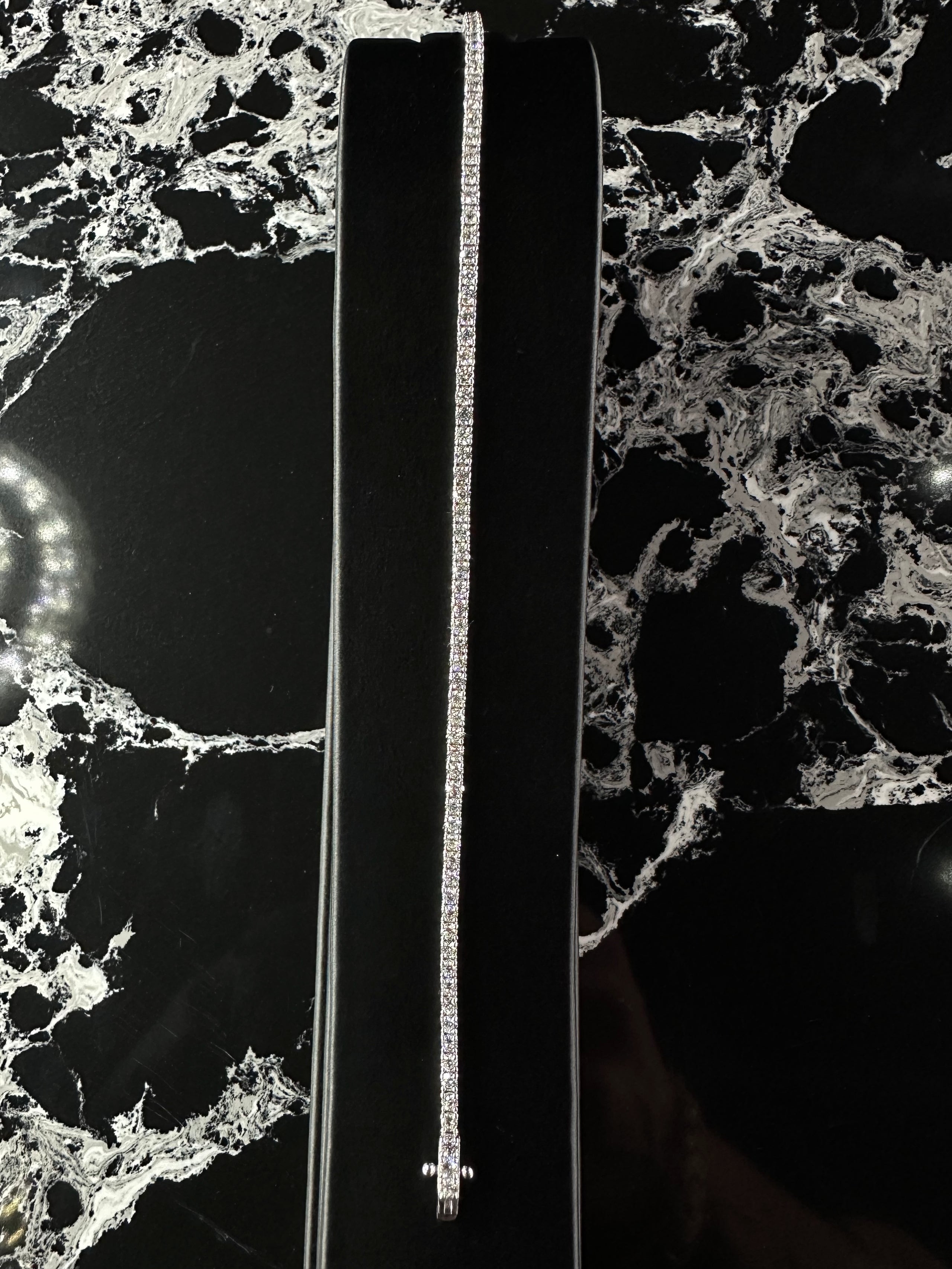 LAB DIAMOND TENNIS BRACELET 14K