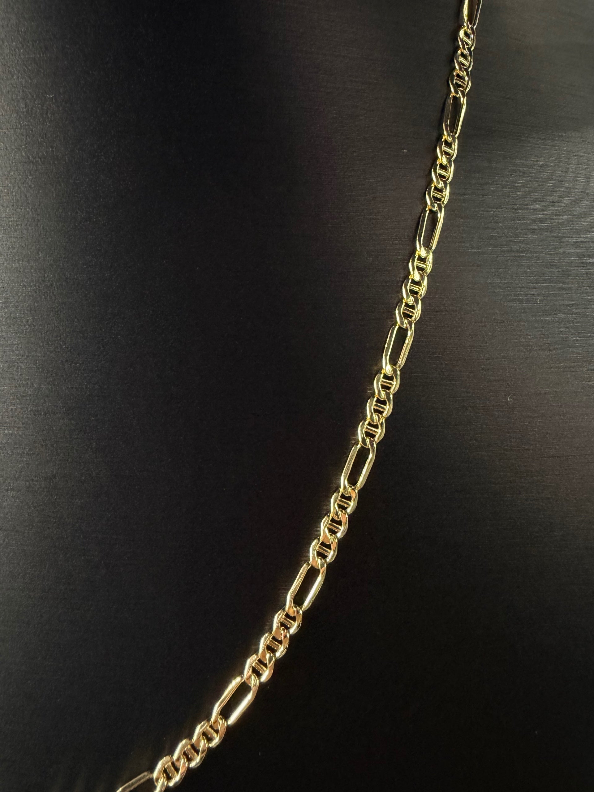 FIGARUCCI GOLD CHAIN 3.5MM 10K