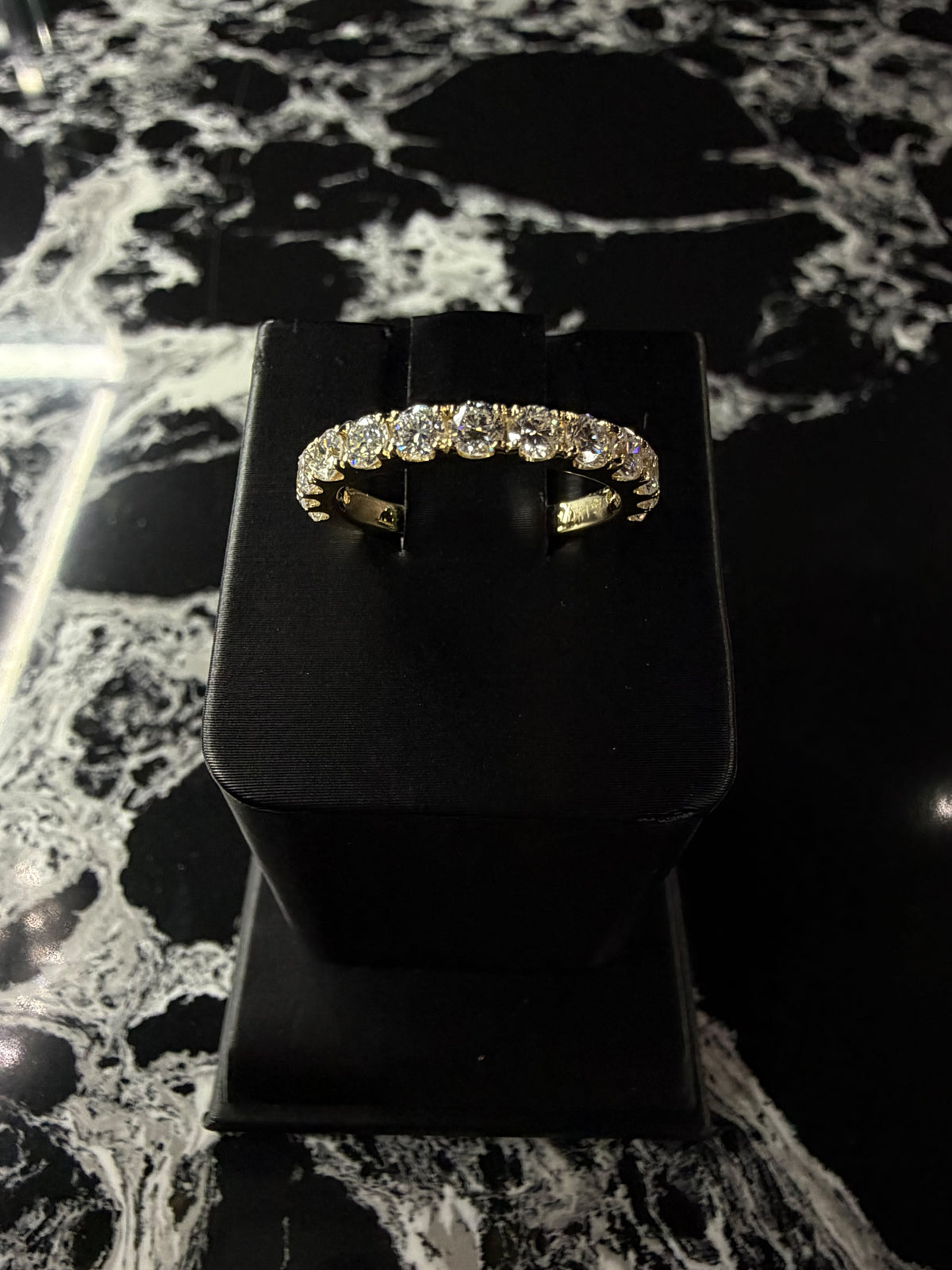 14k yellow gold diamond ring