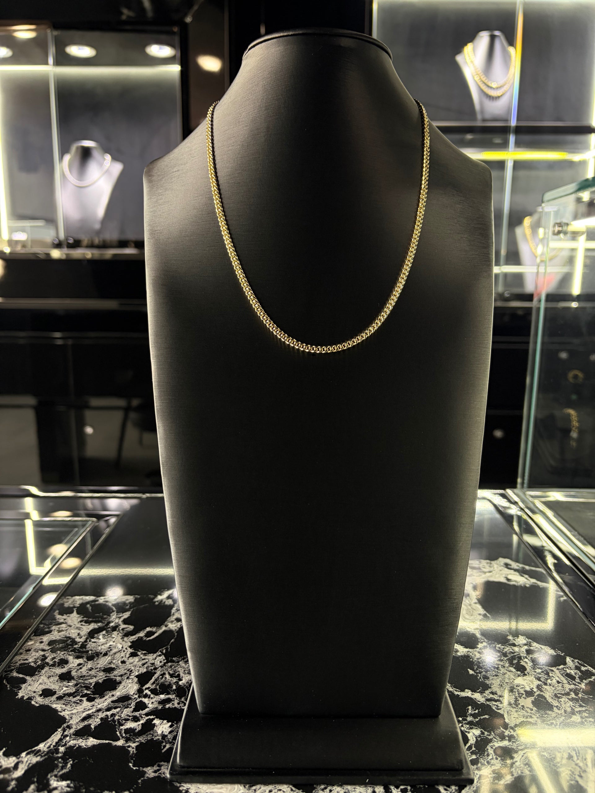 Miami Cuban gold chain  3.75mm 10k