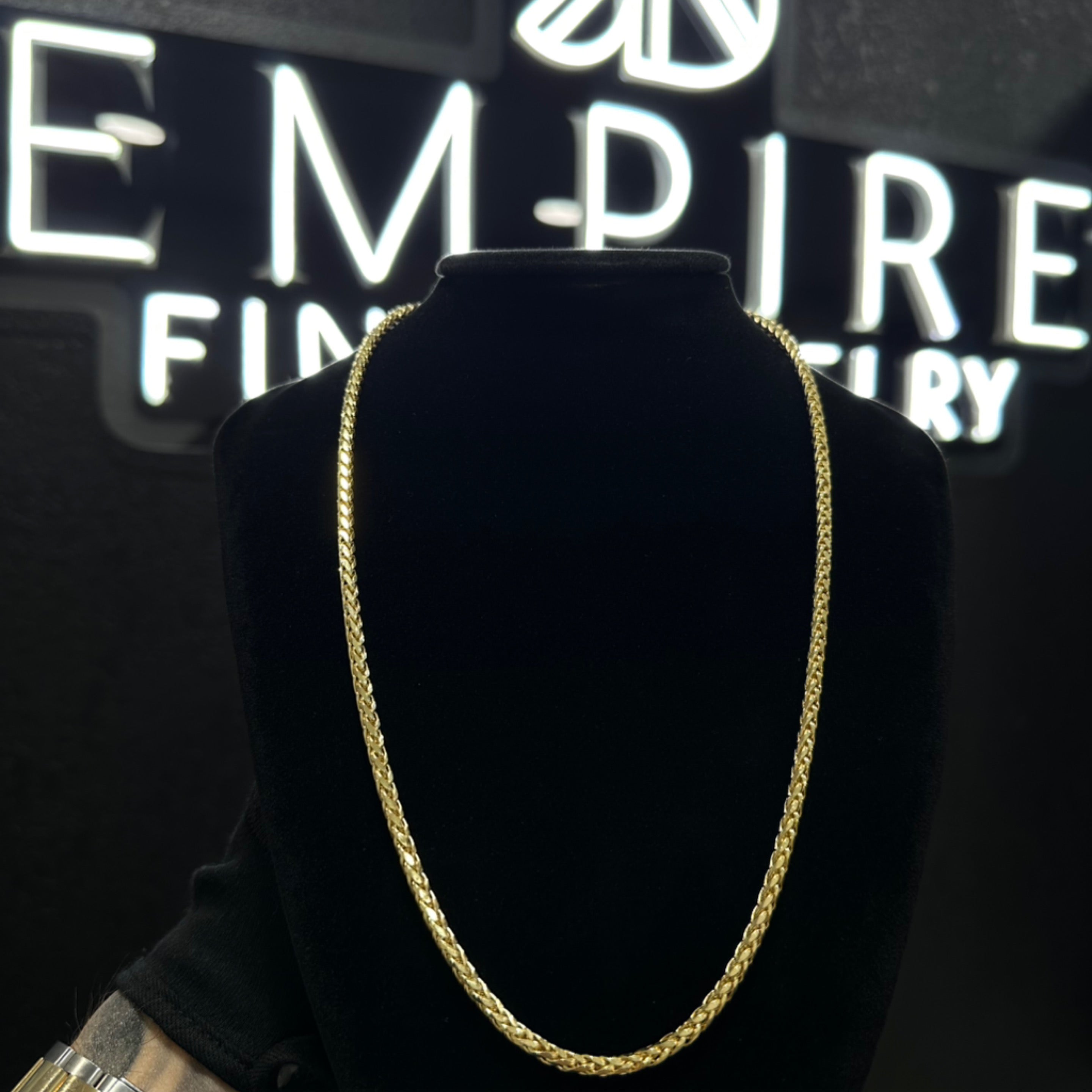 Palm Gold Chain 20” 3mm 14k
