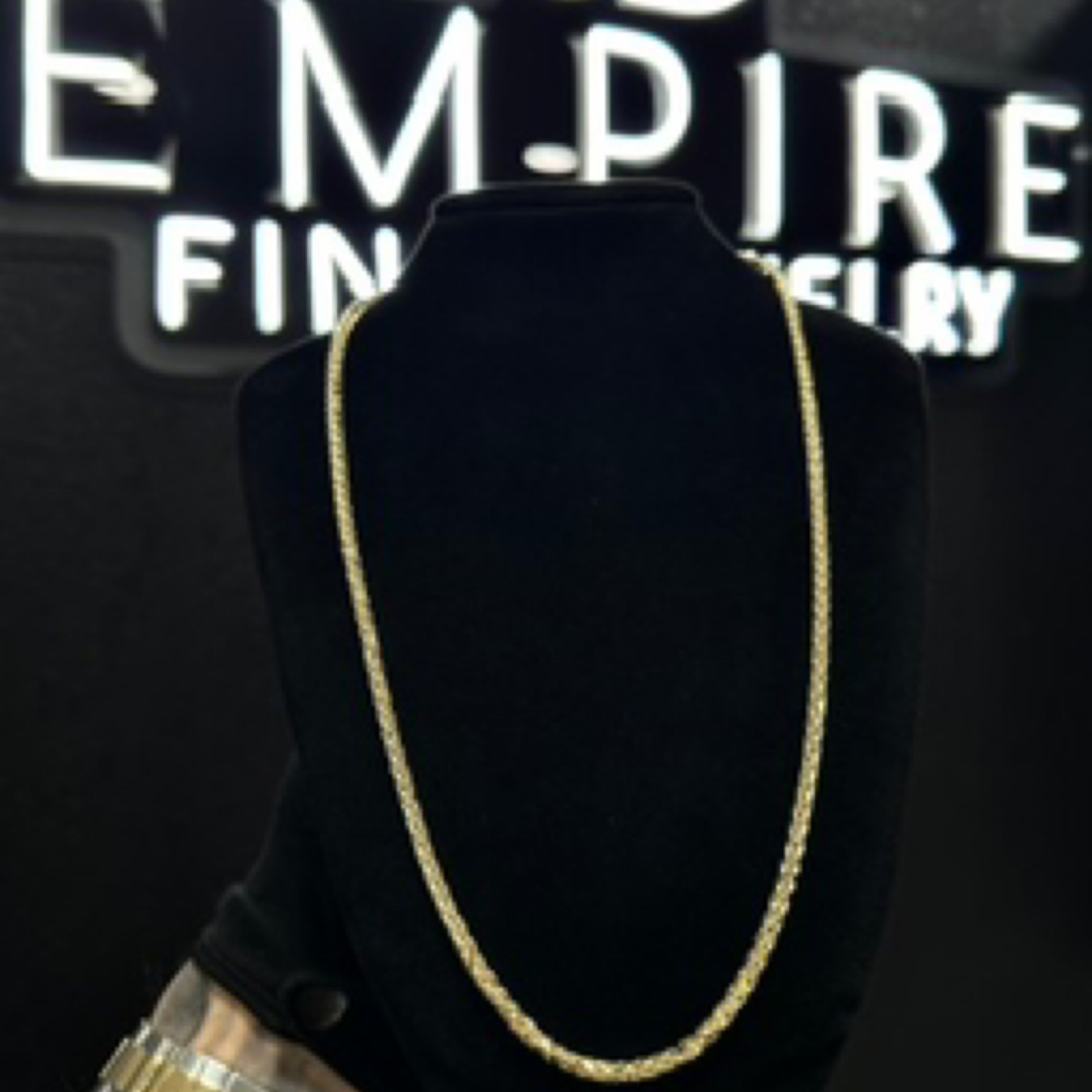 Palm Gold Chain    22” 3mm 14k