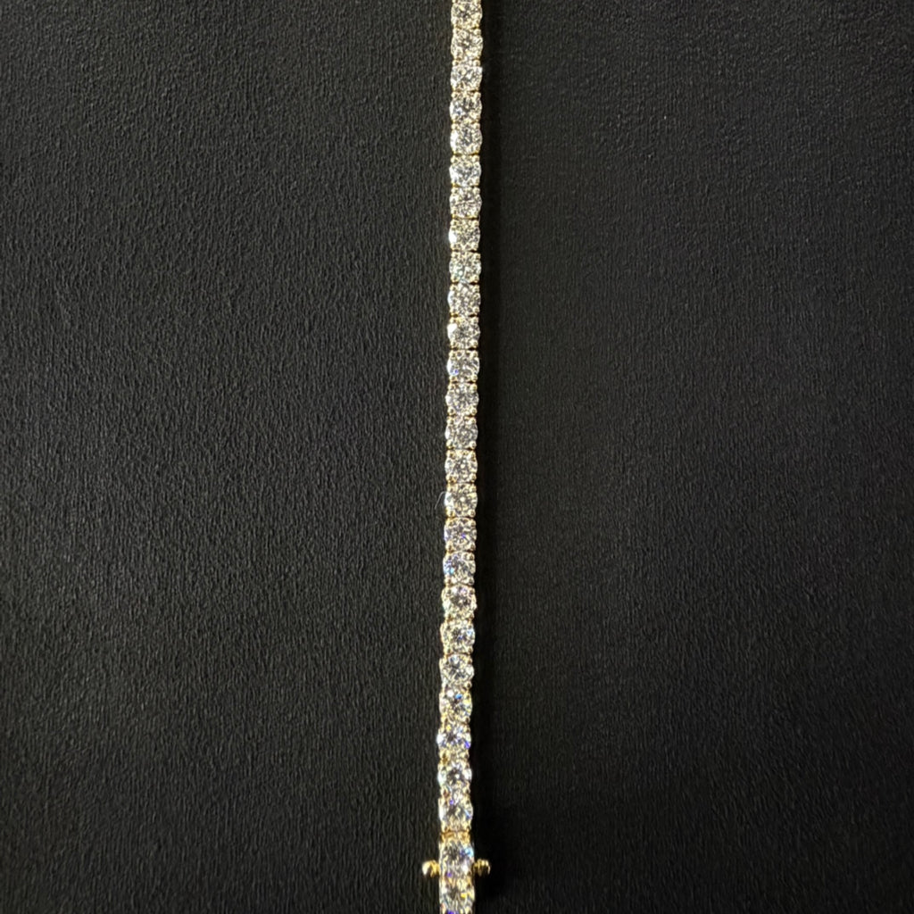 tennis bracelet lab diamond 14k
