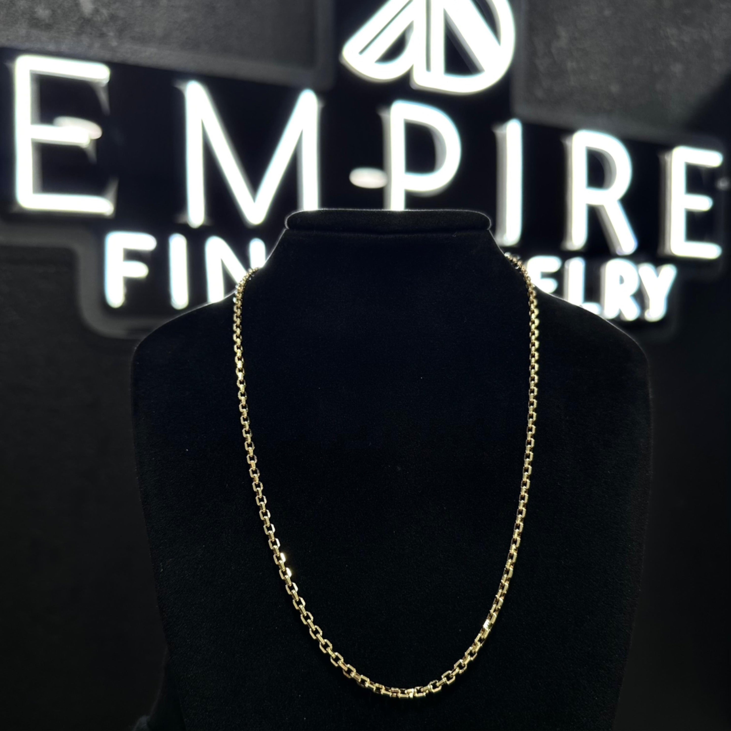 Hermes Gold chain 18” 2.5mm 14k
