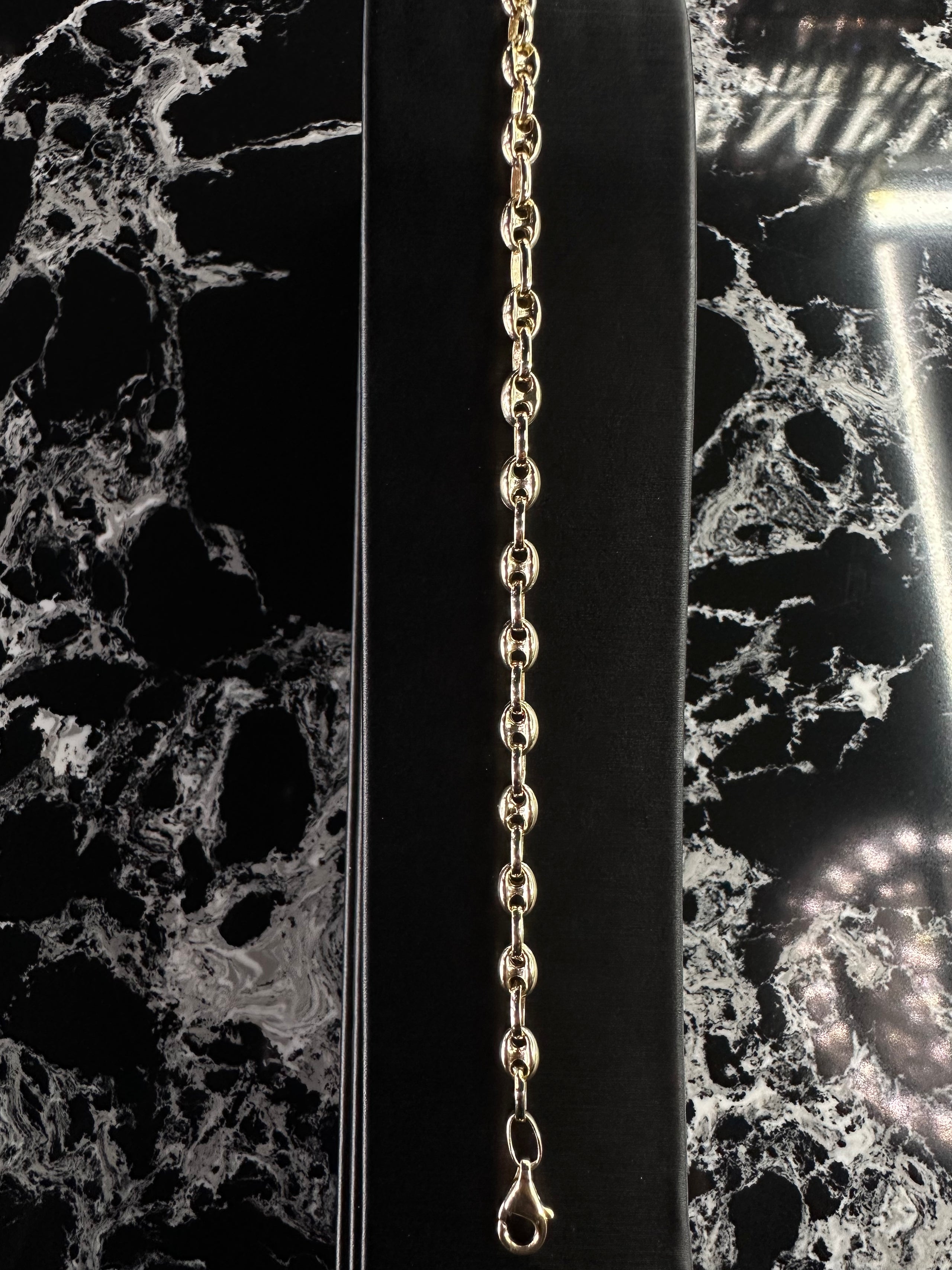 GUCCI LINK BRACELET 14K