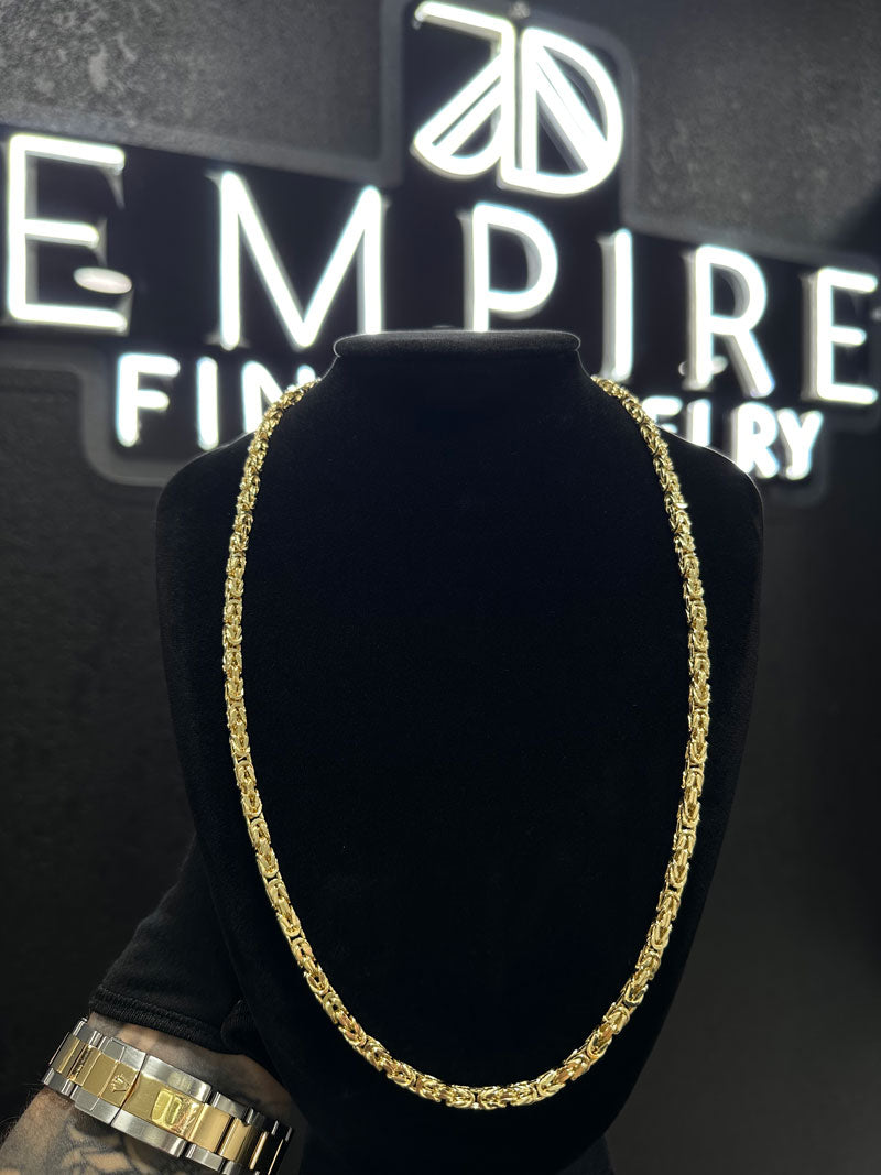 Byzantine Gold Chain 3.7mm 14K
