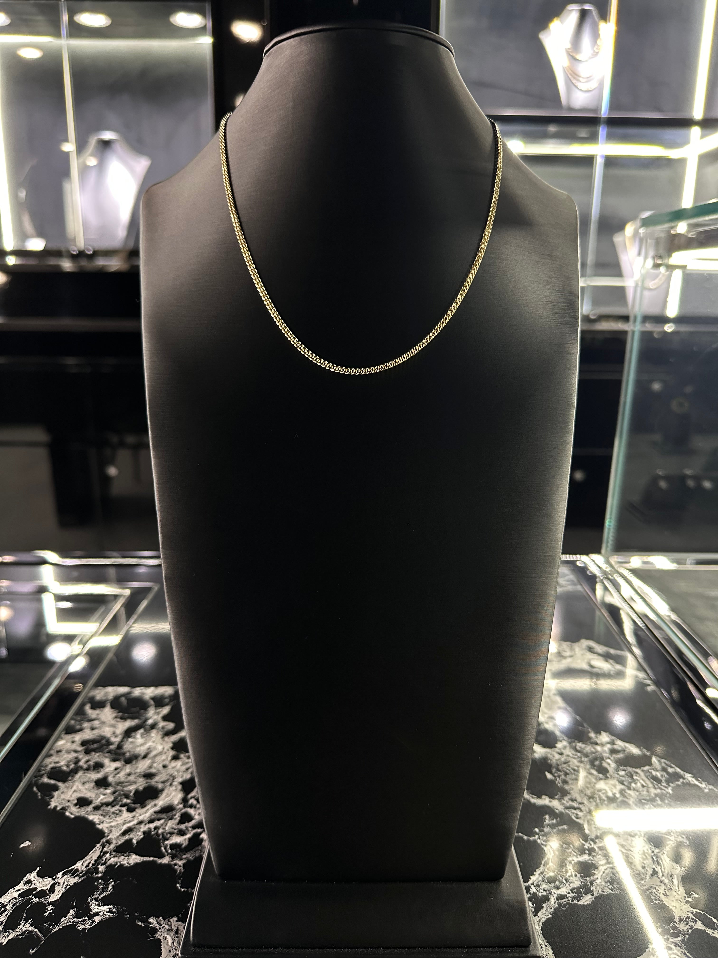 Miami Cuban Gold Chain 3mm 14K