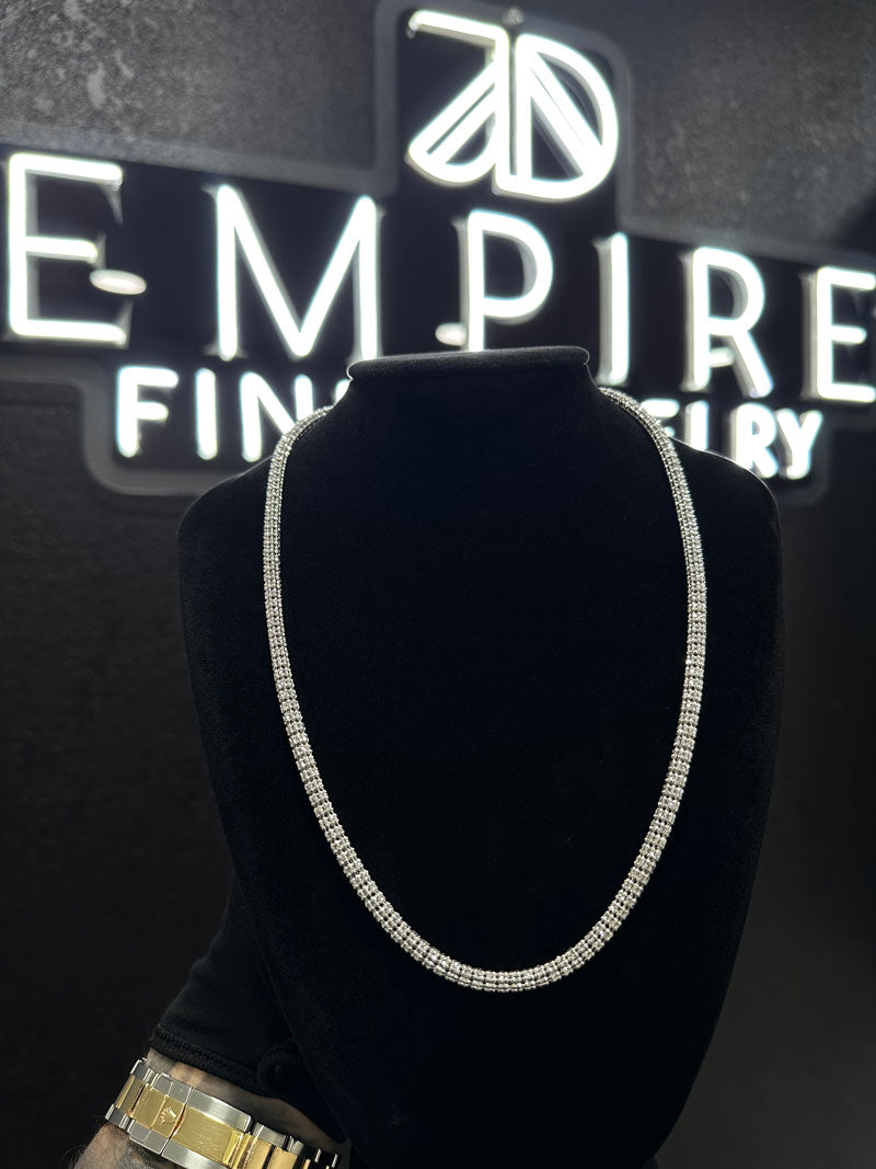 Ice Chain White Gold Chain 4.2mm 14k