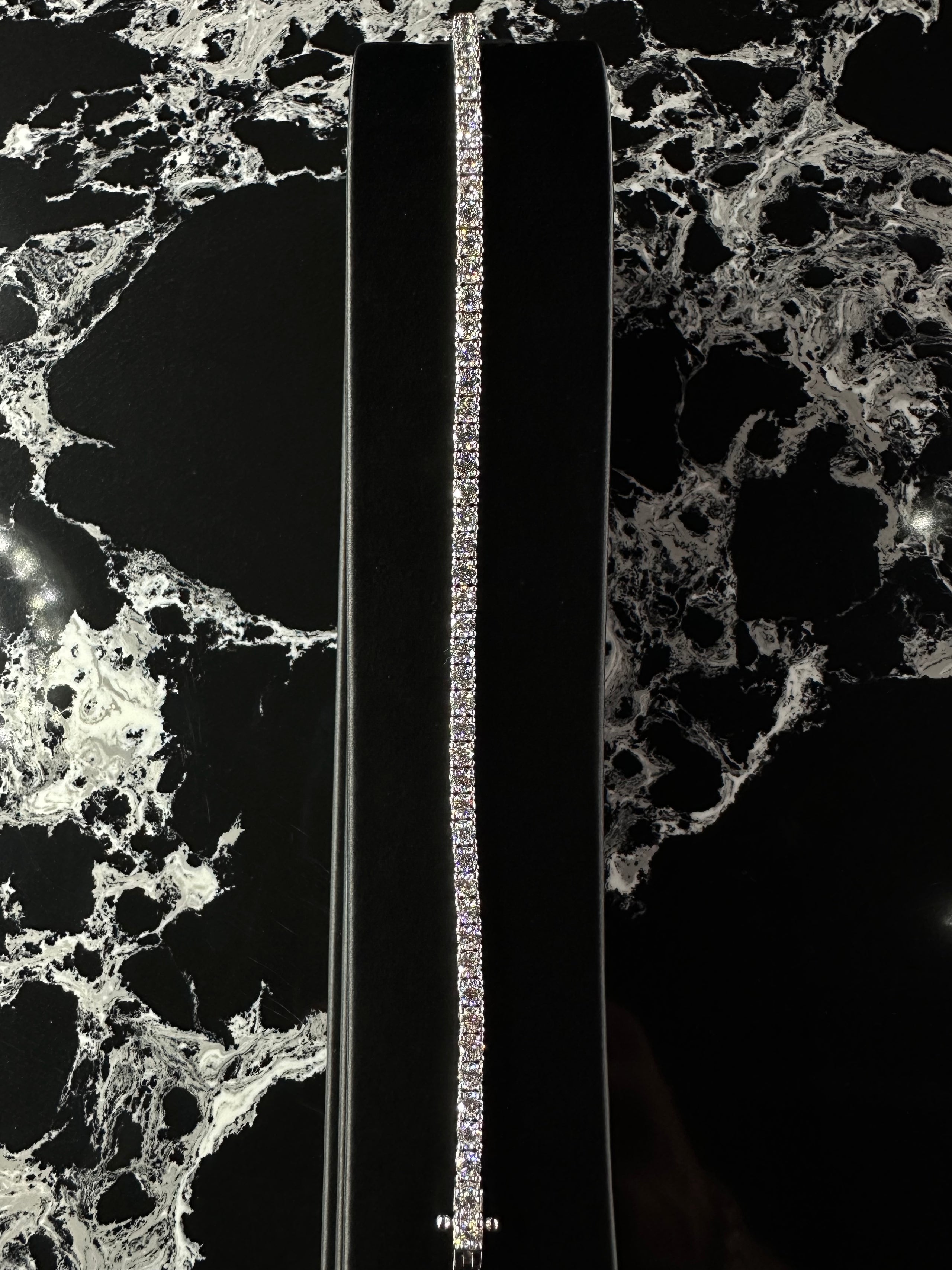 LAB DIAMOND TENNIS BRACELET 14K