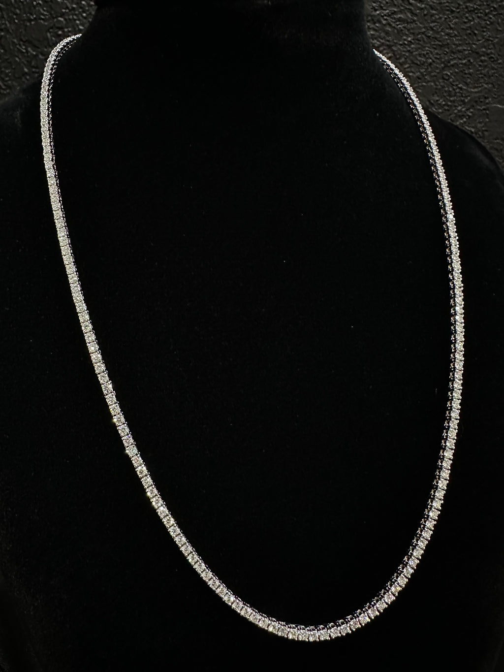 Tennis Diamond Chain VS Lab 14k 5.07ctw 18"