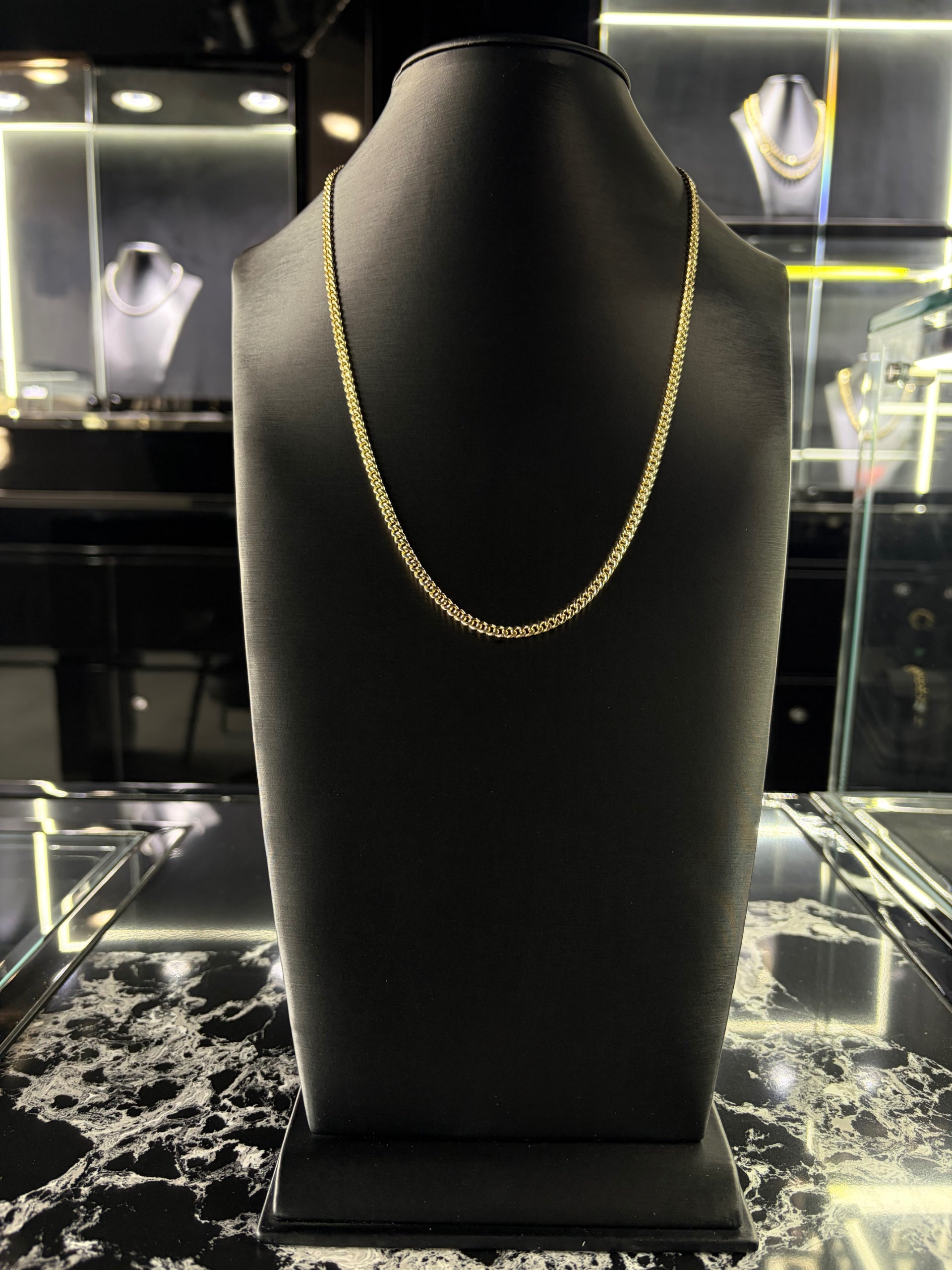 Miami Cuban gold chain  3.75mm 10k